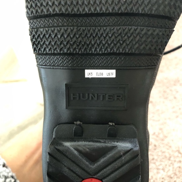 Hunter lace up boots size 7 - Picture 4 of 7